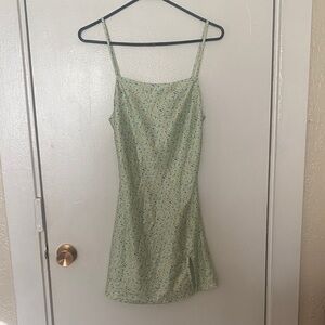 Princess Polly Green Floral Mini Dress